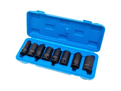 Přípravky na povolení poškozených pojistných šroubů 1/2", sada 8 kusů - QUATROS QS50477 01