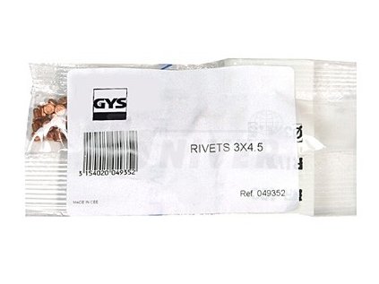 Navařovací vytahovací hřeby ? 3 x 4,50 GYS 049352