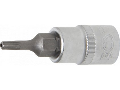 Hlavice zástrčné 1/4" Torx TS, pěticípé s otvorem (různé velikosti) - BGS