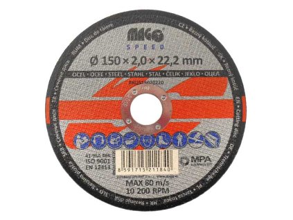 Řezný kotouč na kov 150x2,0x22mm