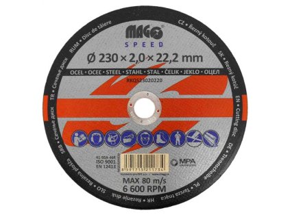 Řezný kotouč na kov 230x2,0x22mm