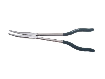 Kleště extra dlouhé, 28 cm, zahnuté 45 stupňů, 01