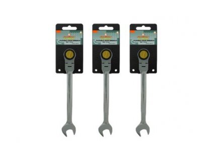 Ráčnový očkoplochý klíč s kloubem 12 mm - JONNESWAY W66112