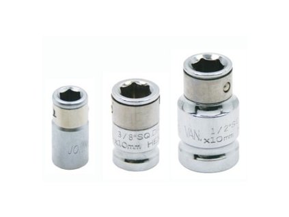 Adaptér pro 6hranný bit, 1/2" x bit 10mm - JONNESWAY S44H4210