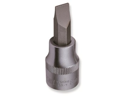 Zástrčné hlavice šroubovací, ploché, 1/4", velikosti 3-7mm, délka 37 mm - JONNESWAY