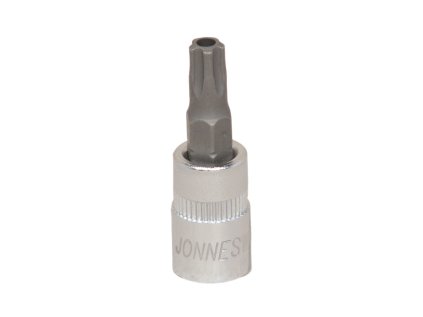 Zástrčné hlavice Torx s otvorem, 1/4", 5hranné, velikosti TS10-TS30 - JONNESWAY