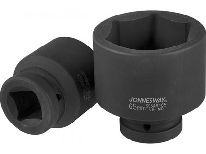 Nástrčné hlavice úderové, 1", 6-hranné, velikosti 17-105 mm – JONNESWAY