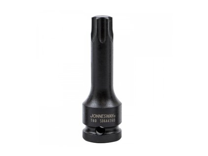 Zástrčné hlavice TORX 1/2", úderové, prodloužené 78 mm, různé velikosti - JONNESWAY