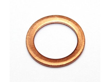 Těsnicí kroužek měděný, průměr 12/17 mm, tloušťka 1,5 mm, pro BMW, Seat, Toyota