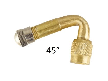 Prodloužení ventilu kovové, zahnuté 5644292-45, úhel 45 stupňů - Ferdus 11.127 a
