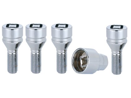 Sada šroubů pro disky M14x1,5 kužel 60 stupňů, délka závitu 27 mm, klíč 17 / 19