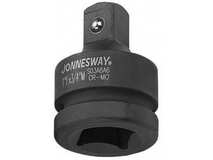 Redukce úderová, 1/2" vnitřní na 3/4" vnější, pro rázové utahováky - JONNESWAY S03A4A6