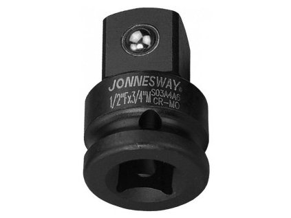 Redukce úderová, 3/4" vnitřní na 1/2" vnější, pro rázové utahováky - JONNESWAY S03A6A4 - 1