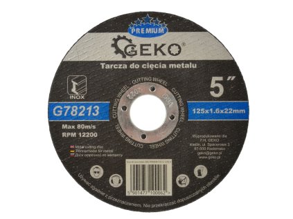 Řezný kotouč na ocel 125 x 1,6 x 22,23 mm INOX