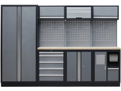 Sestava kovového dílenského nábytku PROFI PRESTIGE COMBI 3 - Genborx 1