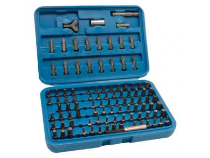 Sada bitů - Imbus, TORX, XZN, ploché, křížové, obsah 100 kusů - MAGG 342100