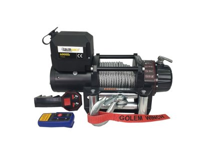 Elektrický naviják Golemwinch 6000, 2,7 t, pro menší offroad - Golemtech 1