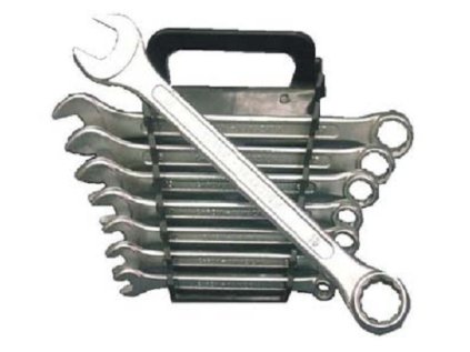 Očkoploché klíče, rozměry 6 - 19 mm, sada 8 kusů