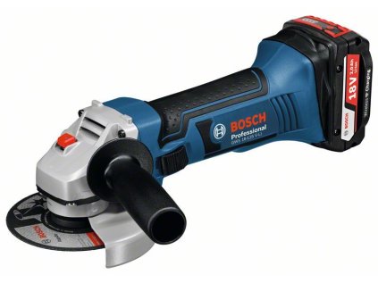 Aku úhlová bruska Bosch GWS 18-125 V-LI Professional, 2x5,0Ah, L-Boxx - 060193A30l 1