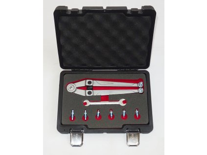Nastavitelný klíč na matice s otvory, rozsah 21-90 mm, s adaptéry - QUATROS QS50268 1