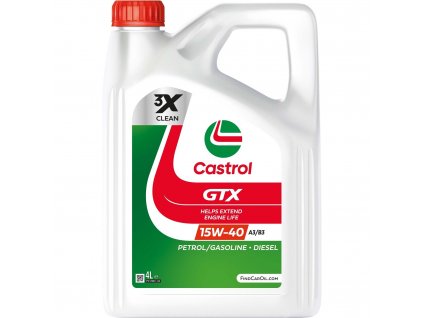 Motorový olej Castrol GTX A3/B3 15W40 4L