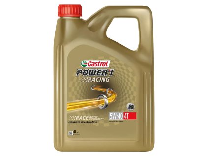 Motocyklový olej Castrol POWER1 RACING 4T 5W40 4L