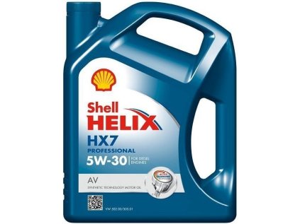 Motorový olej Shell Helix HX7 Professional AV 5W-30 5L
