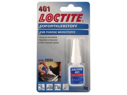 Vteřinové lepidlo, univerzální, 5 g - Loctite 401