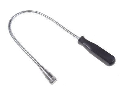 Vytahovák předmětů magnetický, ohebný 60 cm, s LED osvětlením - QUATROS QS14212 01
