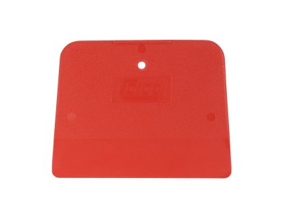 Stěrka na tmel, lakýrnická, 120 x 90 mm, na rovné povrchy, plast, červená - COLAD