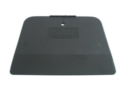 Stěrka na tmel, lakýrnická, 120 x 90 mm, na oblé povrchy, plast, černá, 5 ks - COLAD