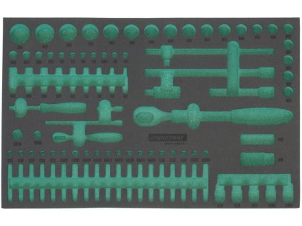 Pěnová vložka prázdná, pro modul velké gola sady 1/4" a 1/2" JONNESWAY S04H4295SV