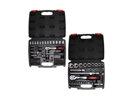 Gola sada 1/4" a 1/2", 174 dílů, 2 kufry 01