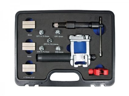 Pertlovací přípravek na úpravu konců brzdových trubek, hydraulické vřeteno - ASTA