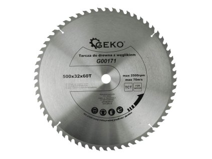 Pilový kotouč do dřeva, 500x32 mm, 60 zubů