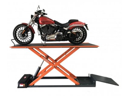 Zvedák nůžkový na motocykly, elektrohydraulický, nosnost 700 kg - LUX 700 EH