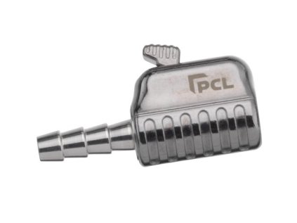Koncovka na huštění pneu rovná, průměr 8 mm, otočná, extra pevná - PCL