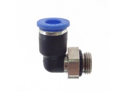 Přípojka pneumatická zahnutá - kolínko, závit 1/8" AG, pro hadici 8 mm