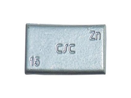 Závaží samolepící zinkové ZNC 15g, šedý lak