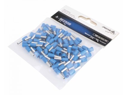 Dutinnové elektrické konektory - dutinky 2.5 mm2, 100 ks - ASTA