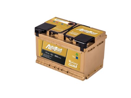 Autobaterie Galaxy Gold 77 Ah 12V, 278x175x175 mm