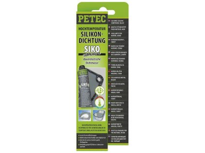 Silikonový tmel černý, tuba 80 ml - Petec