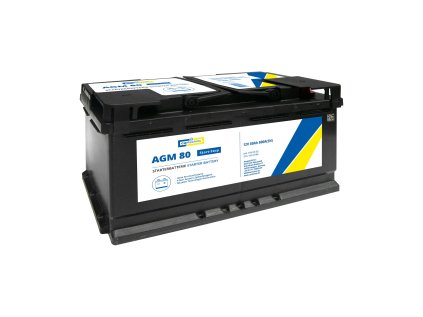 Autobaterie AGM 80 Ah 12V, pro start-stop systém, 315x175x190 mm - Cartechnic