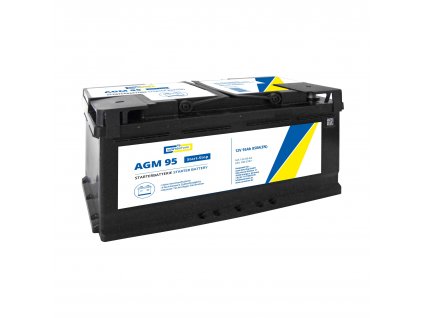 Autobaterie AGM 95 Ah 12V, pro start-stop systém, 353x175x190 mm - Cartechnic