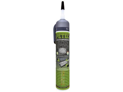 Silikonový tmel těsnicí černý, kartuše 200 ml - Petec