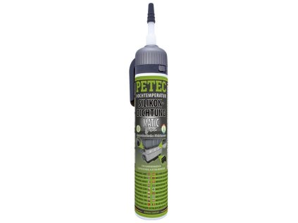 Silikonový tmel těsnicí šedý, kartuše 200 ml - Petec