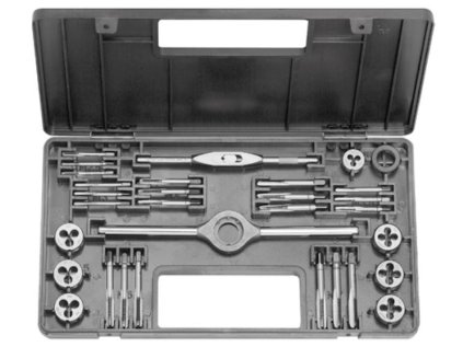 Závitníky a závitová očka M2,5 - M7, sada 31 ks - Bučovice Tools