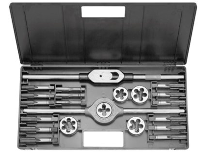 Závitníky a závitová očka M12 - M20, sada 22 ks - Bučovice Tools