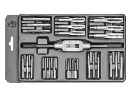 Závitníky metrické sadové M3 - M12, 25 dílů - Bučovice Tools