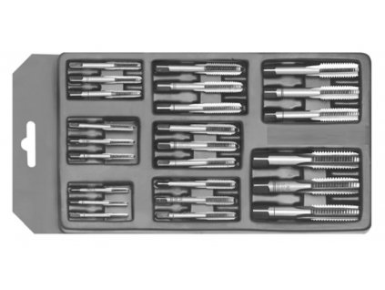 Závitníky sadové M3 - M12 levé, 24 dílů - Bučovice Tools